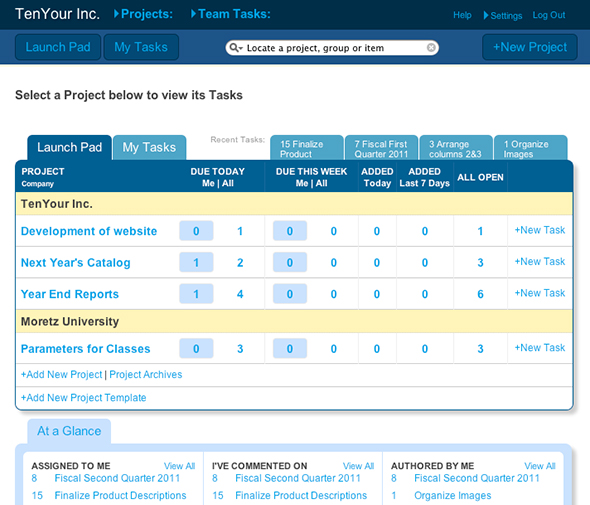 Organize and Collaborate with the Project Organizer